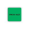 Cedule sprcha muži | Piktogram (čtverec)