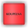 Cedule koupelna – plast (piktogram)
