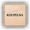 Cedule koupelna – plast (piktogram)