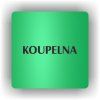 Cedule koupelna – plast (piktogram)