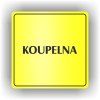 Cedule koupelna – plast (piktogram)
