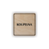 Cedule koupelna | Piktogram (čtverec)