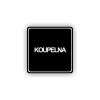 Cedule koupelna | Piktogram (čtverec)