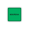 Cedule koupelna | Piktogram (čtverec)