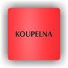 Cedule koupelna – plast (piktogram)