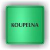 Cedule koupelna – plast (piktogram)