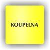 Cedule koupelna – plast (piktogram)