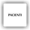 Cedule pacienti – plast (piktogram)