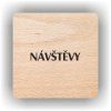 Cedule návštěvy – plast (piktogram)
