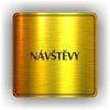 Cedule návštěvy – plast (piktogram)