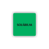 Cedule solárium | Piktogram (čtverec)