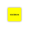 Cedule solárium | Piktogram (čtverec)