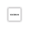 Cedule solárium | Piktogram (čtverec)