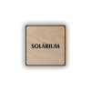 Cedule solárium | Piktogram (čtverec)