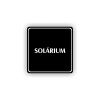 Cedule solárium | Piktogram (čtverec)