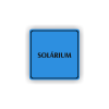 Cedule solárium | Piktogram (čtverec)