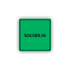 Cedule solárium | Piktogram (čtverec)