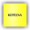 Cedule kotelna – plast (piktogram)