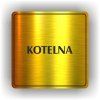 Cedule kotelna – plast (piktogram)