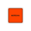 Cedule kotelna | Piktogram (čtverec)