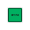 Cedule kotelna | Piktogram (čtverec)