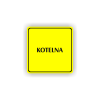 Cedule kotelna | Piktogram (čtverec)