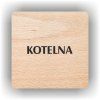 Cedule kotelna – plast (piktogram)