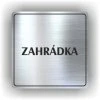 Cedule zahrádka – plast (piktogram)