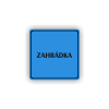 Cedule zahrádka | Piktogram (čtverec)