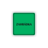Cedule zahrádka | Piktogram (čtverec)