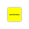 Cedule odpočívárna | Piktogram (čtverec)