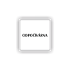 Cedule odpočívárna | Piktogram (čtverec)