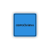 Cedule odpočívárna | Piktogram (čtverec)