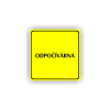 Cedule odpočívárna | Piktogram (čtverec)