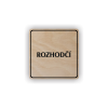 Cedule rozhodčí | Piktogram (čtverec)