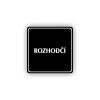 Cedule rozhodčí | Piktogram (čtverec)