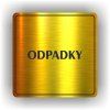 Cedule odpadky – plast (piktogram)