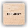 Cedule odpadky – plast (piktogram)