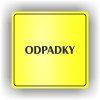 Cedule odpadky – plast (piktogram)