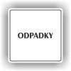 Cedule odpadky – plast (piktogram)