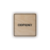 Cedule odpadky | Piktogram (čtverec)