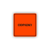 Cedule odpadky | Piktogram (čtverec)