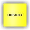 Cedule odpadky – plast (piktogram)