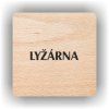 Cedule lyžárna – plast (piktogram)
