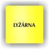 Cedule lyžárna – plast (piktogram)