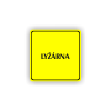 Cedule lyžárna | Piktogram (čtverec)
