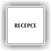 Cedule recepce – plast (piktogram)
