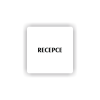 Cedule recepce | Piktogram (čtverec)