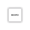 Cedule recepce | Piktogram (čtverec)