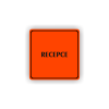 Cedule recepce | Piktogram (čtverec)